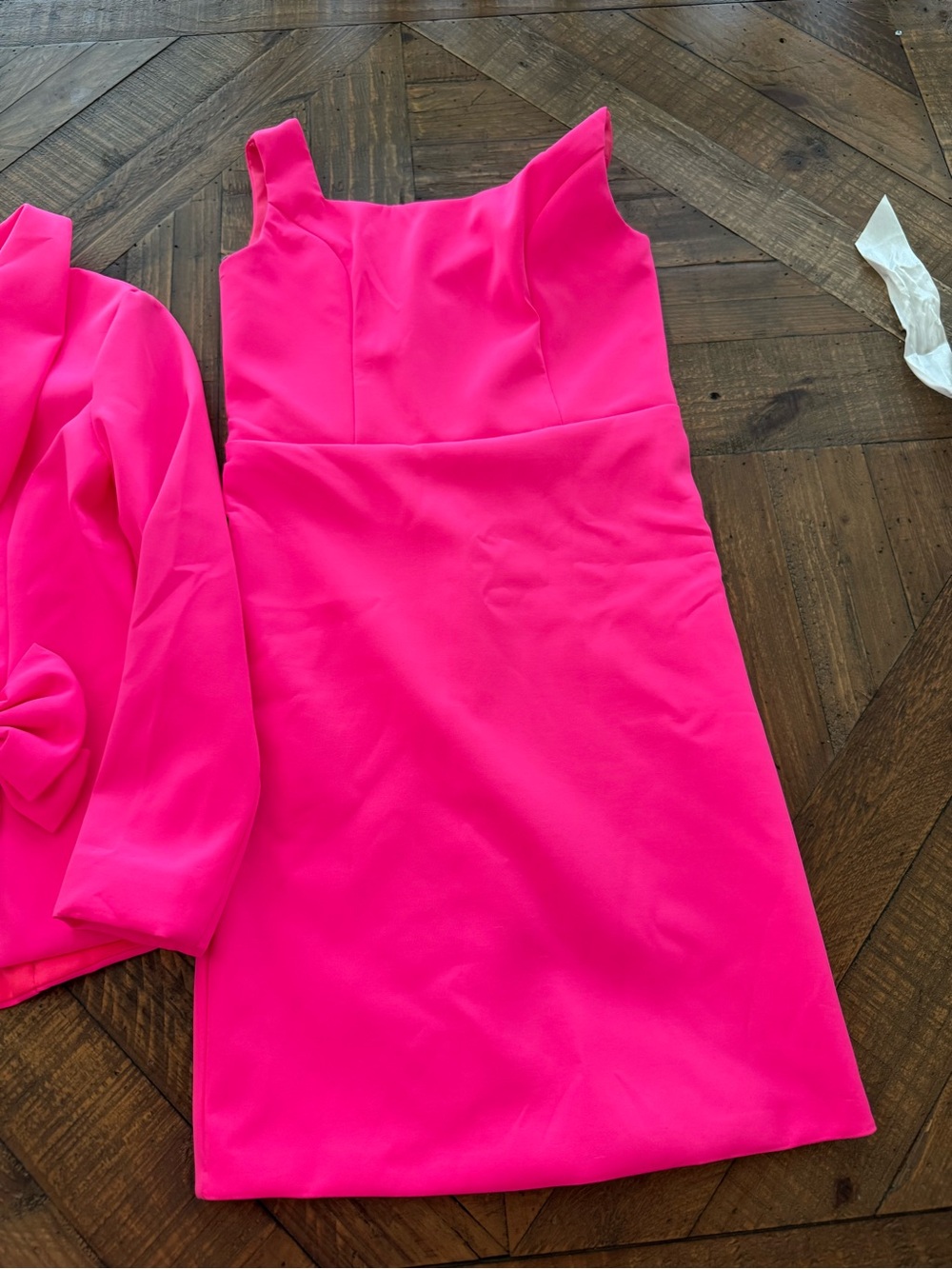 Sherri Hill Vibrant Hot Pink Girls' Dress & Matching Blazer